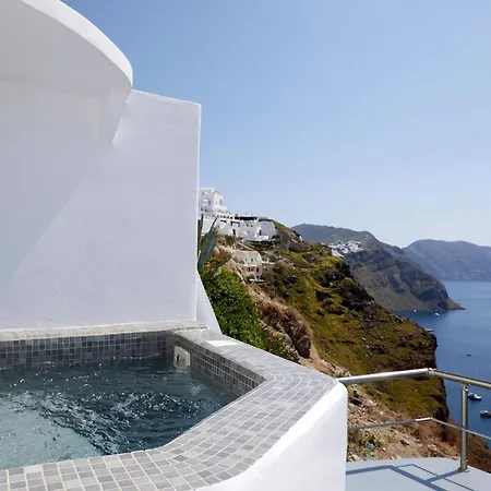 Caldera Serenity Cave Villa Oia, Santorini Breathtaking Caldera Views Traditional Cave-Style Luxury Outdoor Hot Tub Modern Comforts ,